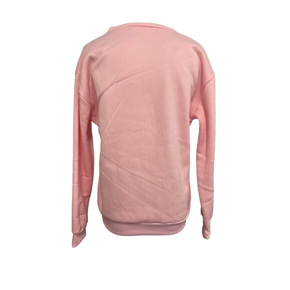 Vintage-Inspired Pink Nutcracker Sweatshirt S - Picture 5 of 7